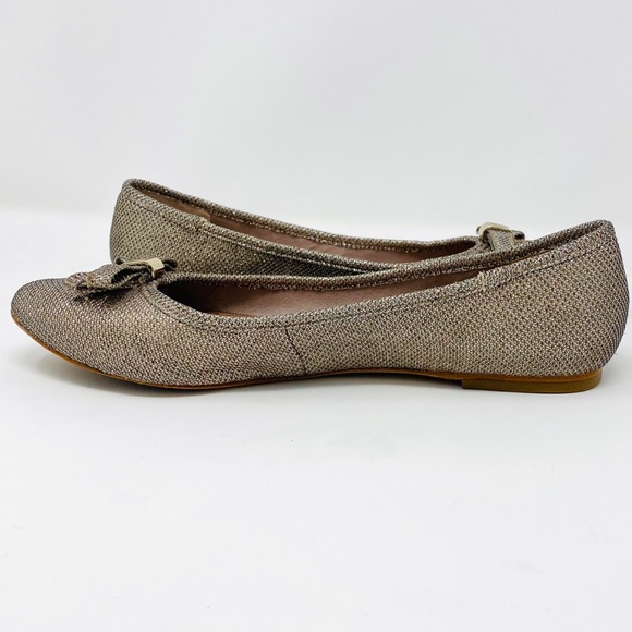 VINCE CAMUTO Timba Beige Metallic Ballet Flat - Picture 4 of 6